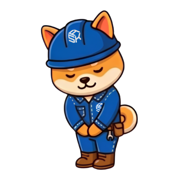 Shiba Mascot Bowing